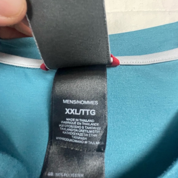 The North Face Men's Blue Short Sleeve Performance Shirt XXL - Picture 3 of 10